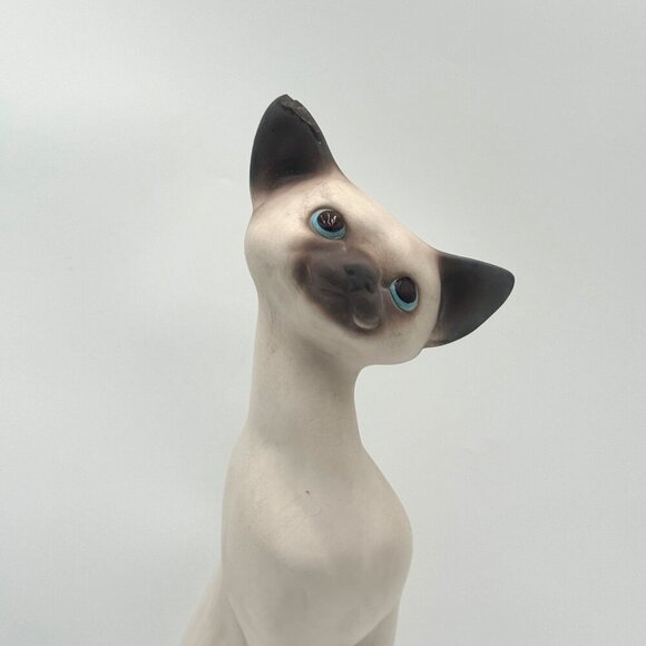 Anthony Freeman McFarlin Pottery VTG 1958 Siamese Cat figurine read - Picture 2 of 14